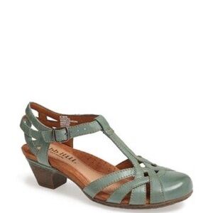 Cobb Hill Aubrey sandal leather blue/green sz 9